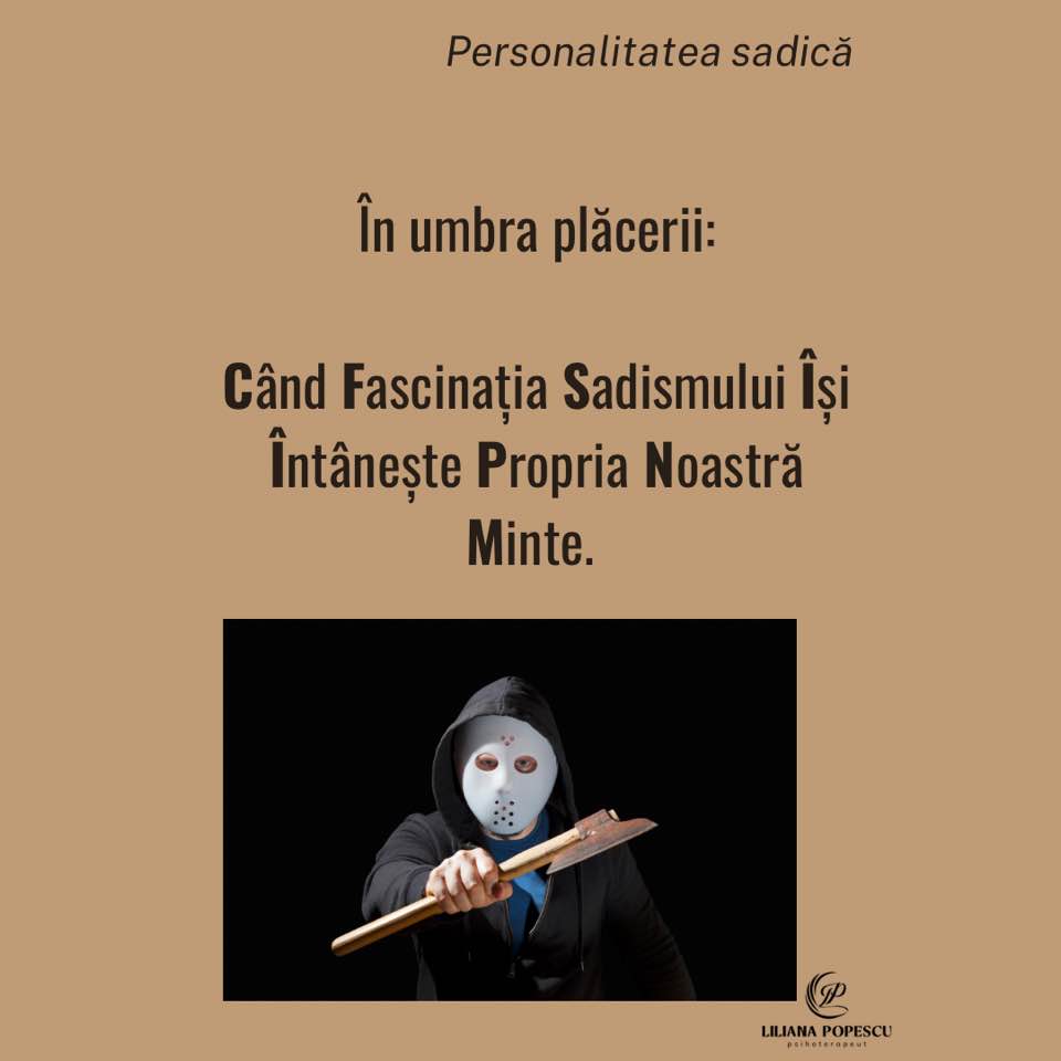 Sadismul în Literatură și Film: Analiză Psihologică și Soluții Practice